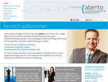 Tablet Screenshot of abento.de